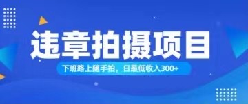 （11698期）随手拍也能赚钱？对的日入300+-网创资源站
