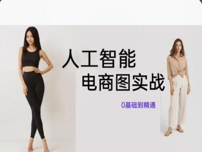 人工智能SD电商图实战，ai绘图0基础到精通-网创资源站