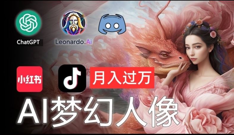 AI摄影梦幻人像：零基础也能月入过万的秘密【揭秘】-网创资源站