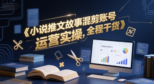 小说推文故事混剪账号运营实操，全程干货-网创资源站