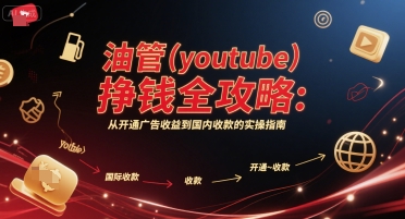 油管(youtube)挣钱全攻略：从开通广告收益到国内收款的实操指南-网创资源站
