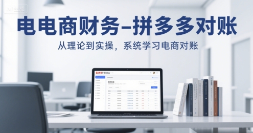 电商财务-拼多多对账，从理论到实操，系统学习电商对账-网创资源站