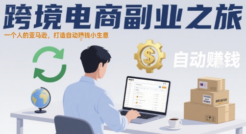 跨境电商副业之旅，一个人的亚马逊，打造自动賺钱小生意-网创资源站