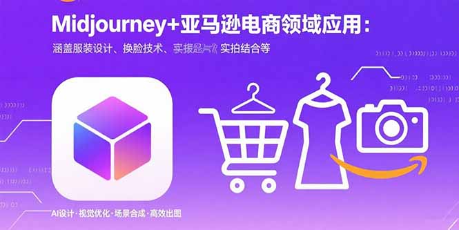 Midjourney+电商领域商业应用：涵盖服装设计、换脸技术、实拍结合等-网创资源站