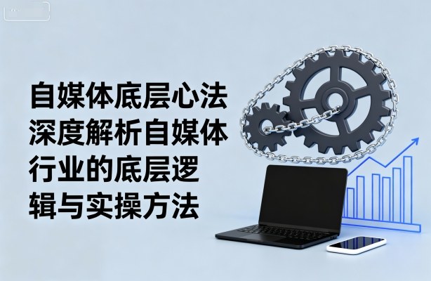 自媒体底层心法，深度解析自媒体行业的底层逻辑与实操方法-网创资源站
