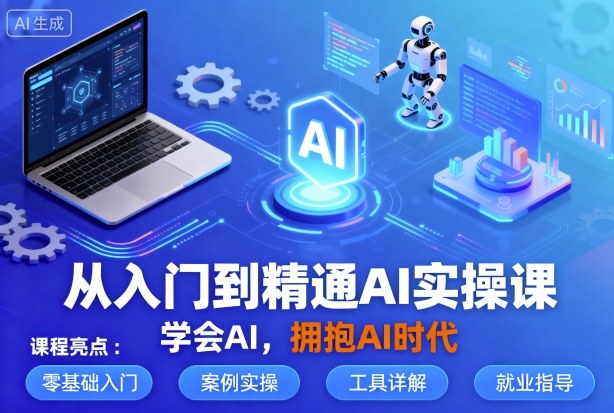 从入门到精通AI实操课，学会AI，拥抱AI时代-网创资源站