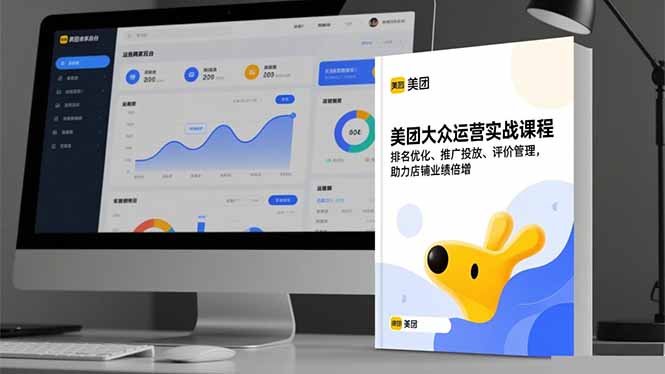 美团大众运营实战课程，排名优化、推广投放、评价管理，助力店铺业绩倍增-网创资源站