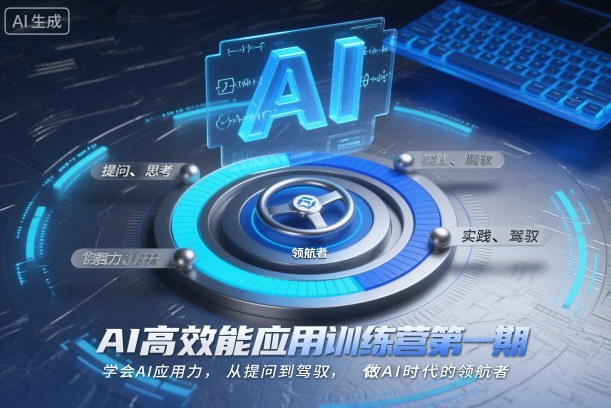 AI高效能应用训练营第一期，学会AI应用力，从提问到驾驭，做AI时代的领航者-网创资源站