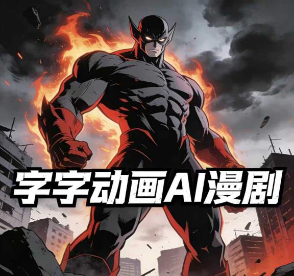 字字动画AI漫剧2026年第1期系统课程，小白看完就能学会实操的漫剧课，单人月收1-3W-网创资源站