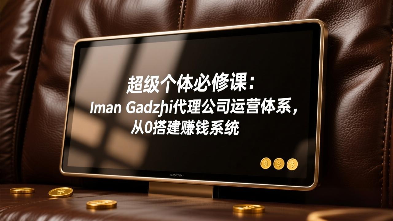 超级个体必修课：Iman Gadzhi代理公司运营体系，从0搭建赚钱系统-网创资源站