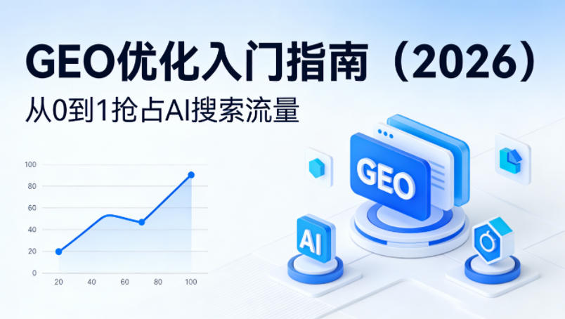 【最新】GEO优化入门指南(2026)，从0到1抢占AI搜索流量-网创资源站