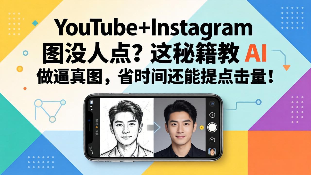 YouTube+Instagram图没人点？这秘籍教 AI 做逼真图，省时间还能提点击量-网创资源站