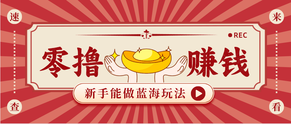 新手也能变现的蓝海玩法，一个人人能做的项目，需求量极大日入300+！-网创资源站