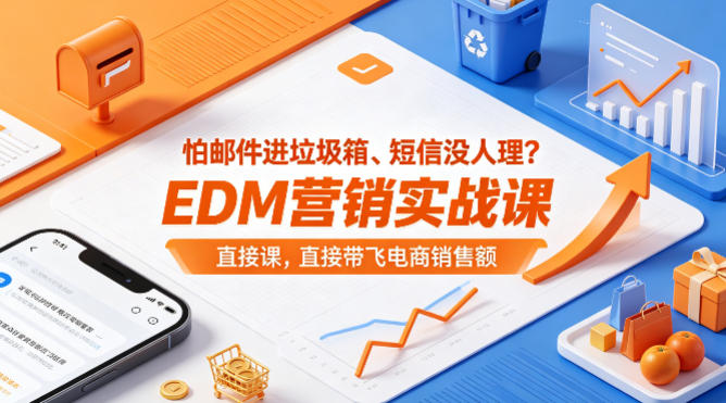 怕邮件进垃圾箱、短信没人理？EDM营销实战课，直接带飞电商销售额【原创双语字幕】-网创资源站