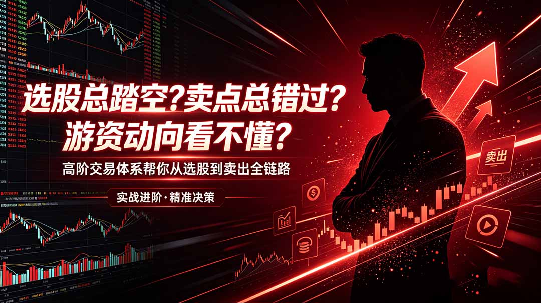 选股总踏空？卖点总错过？游资动向看不懂？高阶交易体系帮你从选股到卖出全链路(更新6月-网创资源站