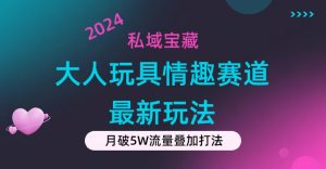 (11541期)私域宝藏:大人玩具情趣赛道合规新玩法,零投入,私域超高流量成单率高-网创资源站