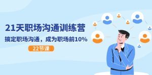 (11615期)21天职场沟通特训营,搞定 职场沟通,成为 职场前10%(22节)-网创资源站