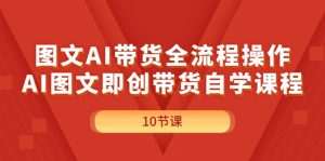 （11758期）图文AI带货全流程操作，AI图文即创带货自学课程-网创资源站