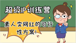 超级IP训练营-IP大课，素人变网红的可行性方案！（61节）-网创资源站