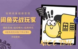 从0到1系统玩转闲鱼变现，教你核心选品思维，提升产品曝光及转化率-网创资源站