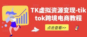 TK虚拟资源变现-tiktok跨境电商教程-网创资源站