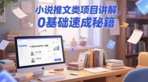 小说推文类项目讲解,0 基础速成秘籍-网创资源站