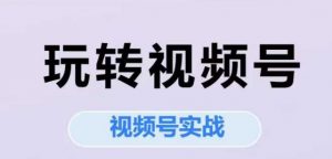 玩转视频号，视频号实战系列课-网创资源站