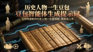 历史人物一生豆包智能体生成提示词,让你快速制作历史人物一生类视频,简单易上手-网创资源站