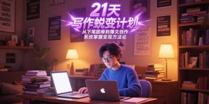 21天写作蜕变计划，从下笔困难到爆文创作，系统掌握变现方法论-网创资源站
