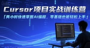 Cursor项目实战训练营，两小时快速掌握AI编程，零基础也能轻松上手-网创资源站