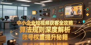 中小企业短视频获客全攻略，算法规则深度解析，账号权重提升秘籍-网创资源站