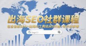 出海SEO社群课程，包含谷歌SEO+出海AI工具站从0开始+年中分享等-网创资源站