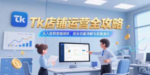Tk店铺运营全攻略,从入驻到变现闭环,后台功能详解与实操演示-网创资源站