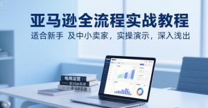 亚马逊全流程实战教程,适合新手及中小卖家,实操演示,深入浅出-网创资源站