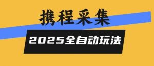 2025携程信息采集全自动玩法，高单价，零人工，全天开干【揭秘】-网创资源站