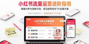 小红书流量运营进阶指南,数据分析与涨粉引流,笔记起死回生7大实操方案-网创资源站