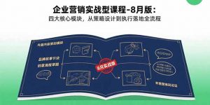 企业营销实战型课程-8月版：四大核心模块，从策略设计到执行落地全流程-网创资源站