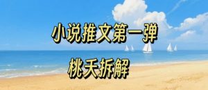 小说推文项目操作全流程第一弹，0粉就能做，门槛低非常适合新手-网创资源站