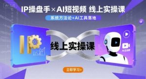 IP操盘手线上实操课，AI短视频线上课-网创资源站