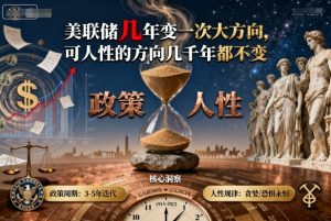 付费文章：美联储几年变一次大方向，可人性的方向几千年都不变-网创资源站