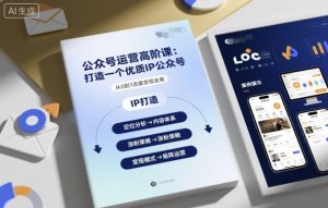 公众号运营高阶课，打造一个优质IP公众号-网创资源站