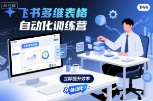 飞书多维表格自动化训练营,手把手教你告别重复处理,用多维表格开启高效办公新模式-网创资源站