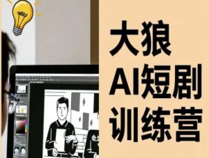 大狼AI短剧训练营-短剧课程(更新中)-网创资源站