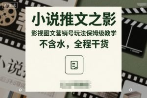 小说推文之影视图文营销号玩法保姆级教学，不含水，全程干货-网创资源站