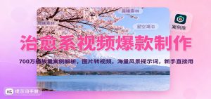治愈系视频爆款制作，700万播放量案例解析，图片转视频，海量风景提示词，新手直接用-网创资源站