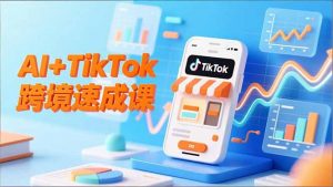 AI+TikTok跨境速成课，智能翻译、店铺定位、流程拆解，7天高效上线运营-网创资源站
