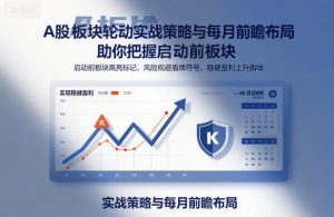 A股板块轮动实战策略与每月前瞻布局,助你把握启动前板块,规避风险,实现稳健盈利-网创资源站
