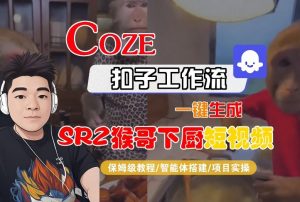 Coze扣子智能体工作流一键生成“SORA2猴哥下厨“短视频，全流程保姆级教学-网创资源站