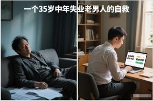 付费文章：一个35岁中年失业老男人的自救-网创资源站
