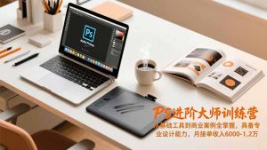 PS进阶大师训练营,从基础工具到商业案例全掌握,具备专业设计能力,月接单收入6000-1.2万-网创资源站